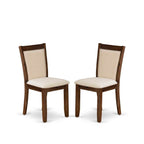 East West Furniture Ferris 7 Piece Set Consist Of A Round Dining Room Table With Pedestal And 6 Light Beige Linen Fabric Parson Chairs, 48X48 Inch, F3Mz7-Nn-32