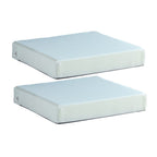 20X20 Inch Patio Chair Cushions Non Slip Bottom Chair Pad With Ties Waterproof Square Outdoor Seat Cushion Replacement For Garde