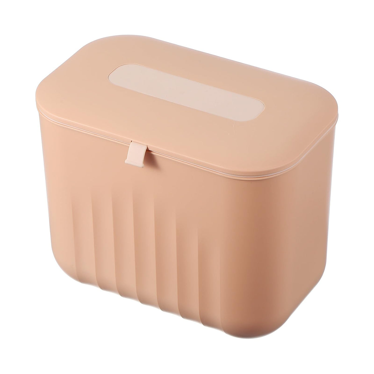 uxcell Kitchen Compost Bin Hanging Small Trash Can, 7L/1.8Gallon Plastic Trash Can with Lid, Suitable for Countertop, Under Sink