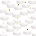 Royal Imports Floating disc Candles for Wedding, Birthday, Holiday & Home Decoration, 2 Inch, White Wax, Set of 24