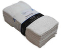 Mainstay New 18 Terry White Washcloths Cotton 11 X 11 Thin Wash Rags Wash Cloths