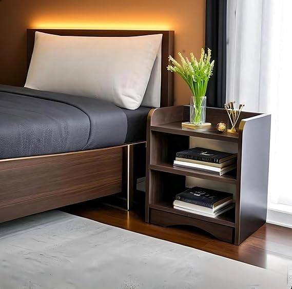 Reshuz Bed Side Table Book Shelf Storage Corner Stool This Table Is Preassembled No Need Any Type Installation Wooden Home Deco