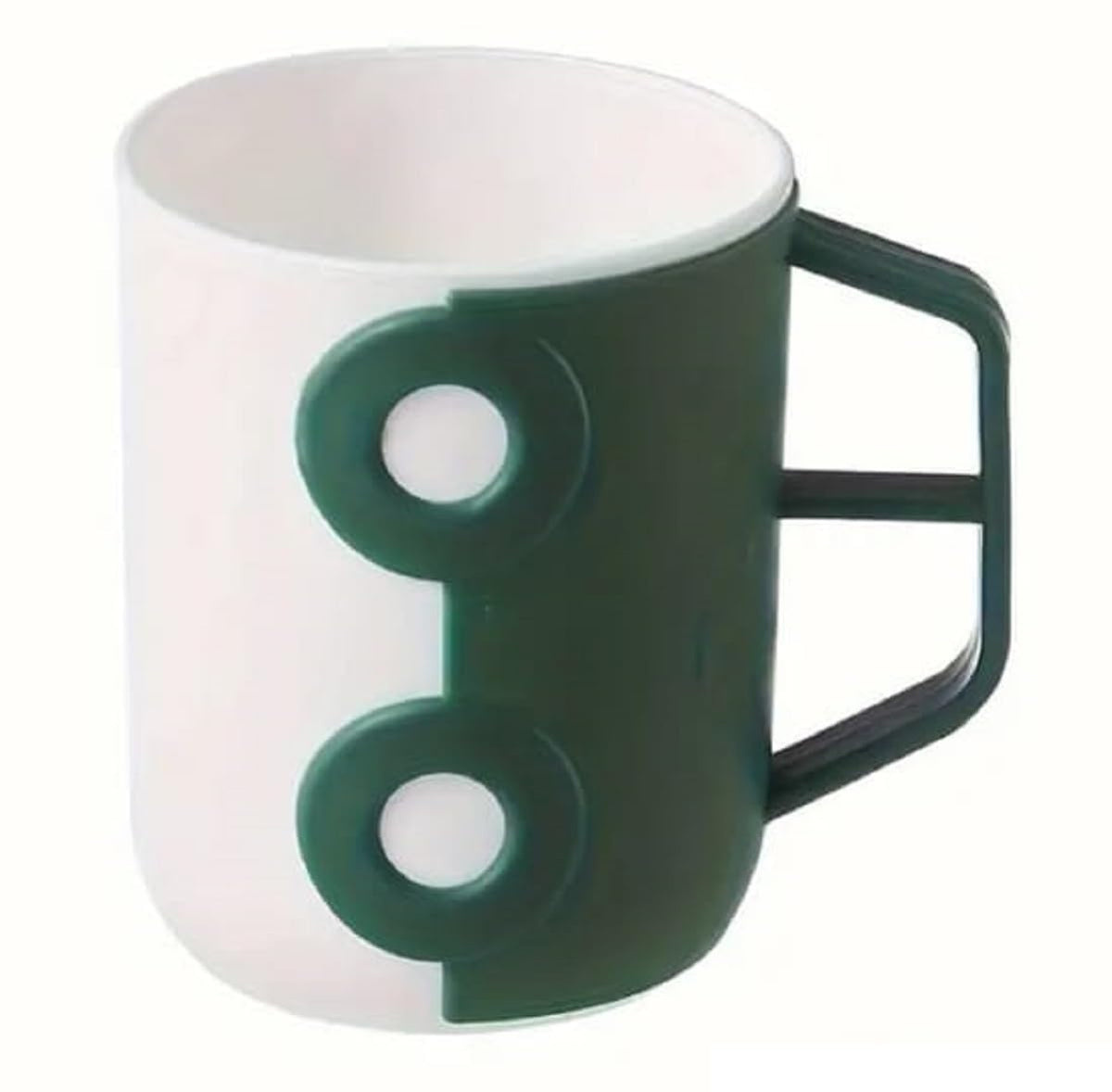 IndusBay Multi Utility Plastic Cup use as Toothbrush Holder Cup, Mouthwash Cup, Gargle Cup, Pen Stand, Table Decor, Simple Bathr