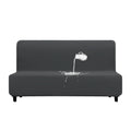 Purefit 100% Dual Waterproof Futon Cover, Waterproof Couch Cover For Futon - Stretch Non Slip Fleece Sofa Covers Washable, Leakproof Furniture Protector For Kids, Pets, Dog (Futon, Dark Gray)