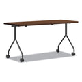 Hon Nested Multipurpose 72 X 24 Shaker Cherry Honpt2472Nsff Table, Red