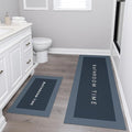 TECH LOGO ELECTRONICS 2 in 1 Bathroom mat Non Slip, Quick Dry Bath Mat NonSlip Rubber Doormat for Home, Kitchen, Washroom Comfo