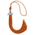 Endea Graduation Single Color Tassel with Silver Date Drop (Orange, 2024)
