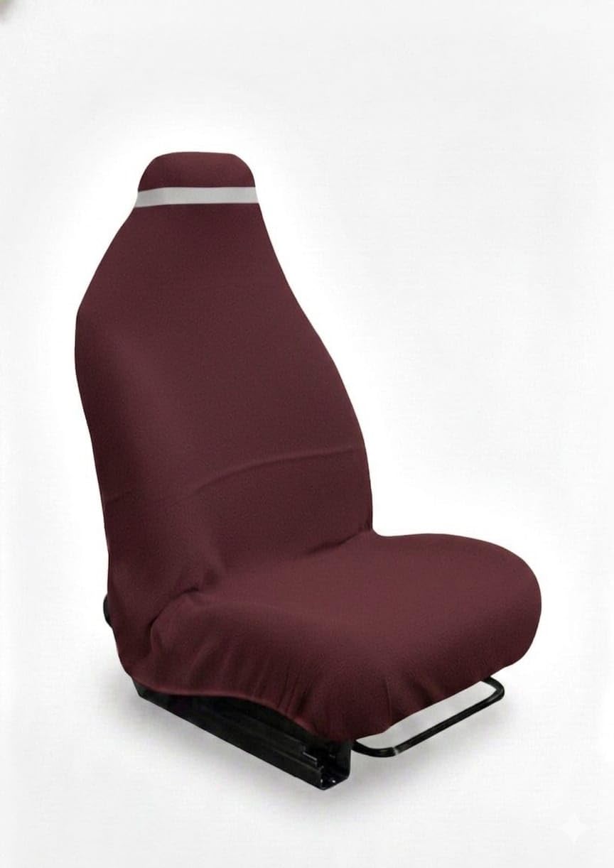 Roman Home All Car Seat Towel With Tie Knot With Elistisk 550 Gsm  (Pack Of 1) (Marron, Cotton)
