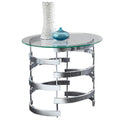 Steve Silver Company Teegan End Table, 23" W x 23" D x 25" H, Grey