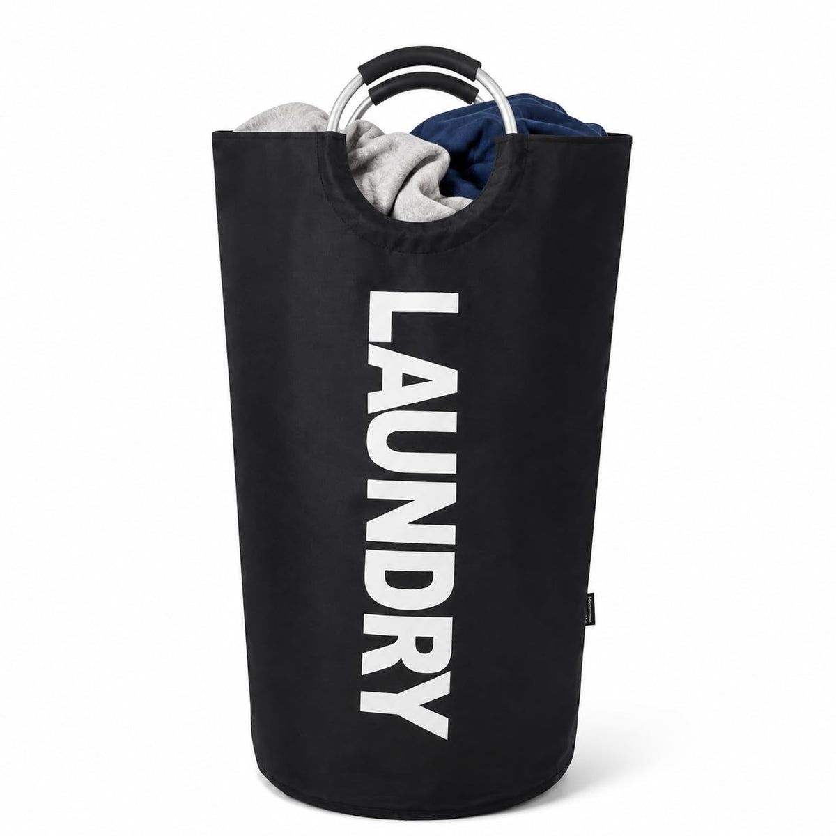INSFIT Laundry Basketxl 90l With Aluminium Handles, Large Laundry Bag For Clothes, Water Resistant, Foldable, Clothes Storage Ba