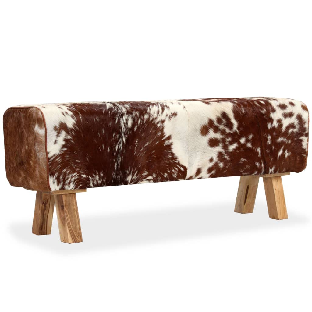 Inlife Bench Genuine Goat Leather 47.2"X11.8"X17.7"