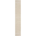 Nourison Essentials Indoor/Outdoor Ivory Beige 2'2' X 20 Area Rug, Easy Cleaning, Non Shedding, Bed Room, Living Room, Dining R