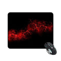 Ergonflow Black Background Red Color Paint Explosion Burst Red Black Mouse Pad Rectangle 240X200X3Mm
