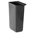 Hubert Plastic Utility Cart Refuse Bin - 13'L X 9 29/64'W X 20 1/20'H