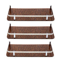 STIMULUS Acrylic Stylish Wall Little Bathroom Marble Brown Shelf, Multi use Unbreakable wall Shelf Size6x15