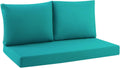 Idee-Home Outdoor Loveseat Cushions For Patio Furniture, Patio Love Seat Sofa Cushions For Porch Garden Chair, 46' X 26'