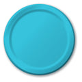 Creative Converting Bermuda Blue Plain Banquet Paper Plates-24pc / 10'', (10.25'')(24 Pack)