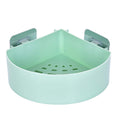 Nilzone Bathroom Kitchen Organize Shelf Rack Shower Corner Caddy Basket with Sticker (Corner 1)