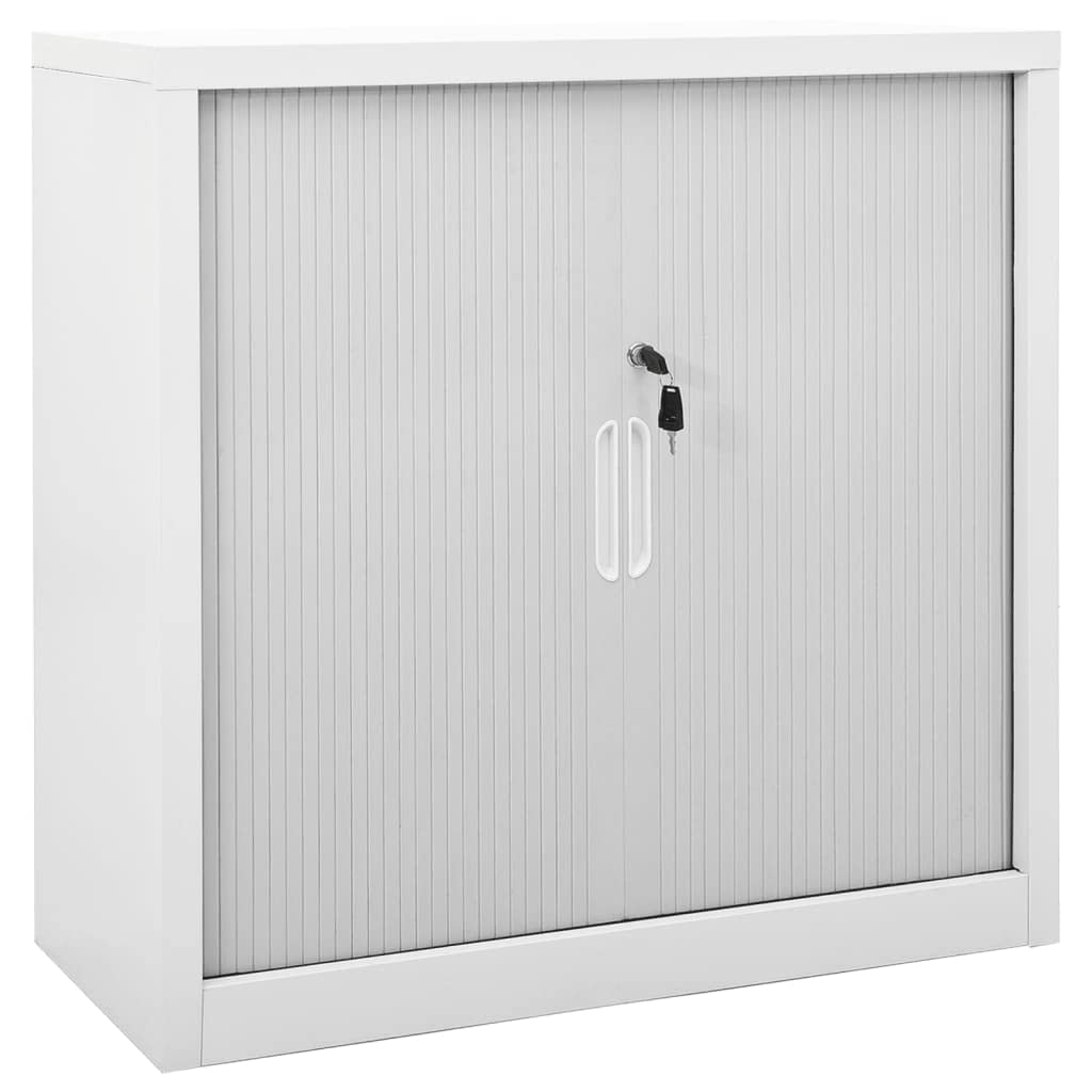 vidaXL Storage Cabinet, Buffet Cabinet with Sliding Doors, Sideboard Accent Cabinet for Entryway Living Room, Modern Style, Gray