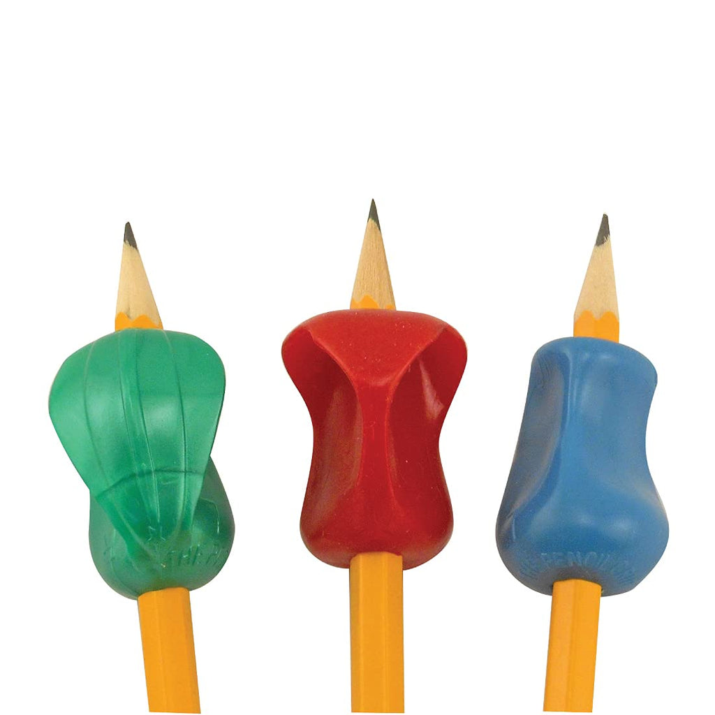 The Pencil Grip 3-Step Training Kit With 3 Premium Ergonomic Pencil Grips, Crossover Grip, Pinch Grip, Pencil Grip (Mxg-003), 1
