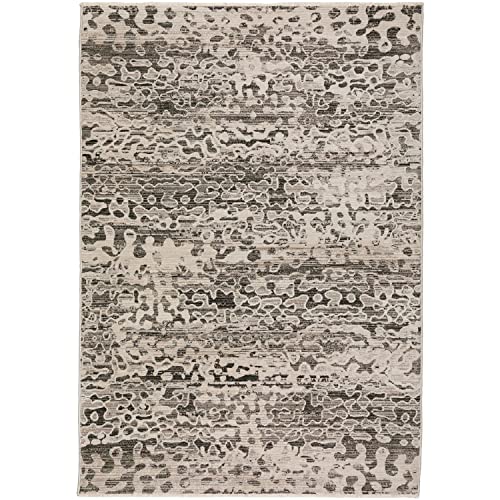 Denizi Dz6 Black Transitional Rug Rectangle 3' 3" X 5 ' 3"