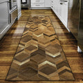 Dalyn Rugs Stetson Patchwork Faux Cowhide Ss5 Spice 2'3" X 12'