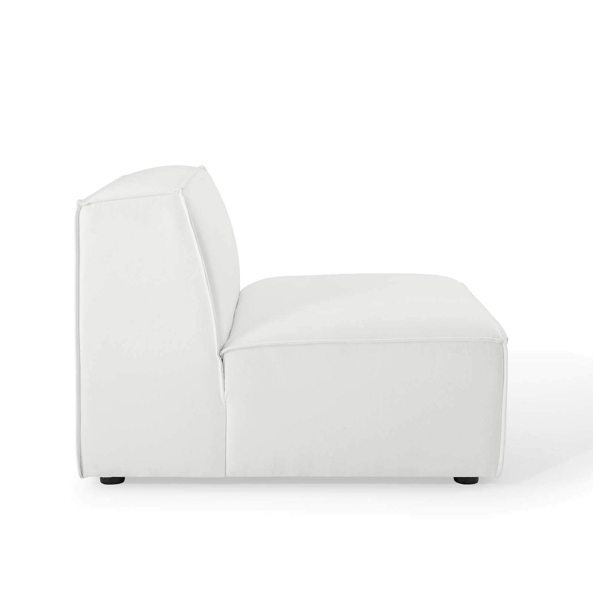 Modway Eei-3872-Whi Restore Sectional Sofa Armless Chair, White