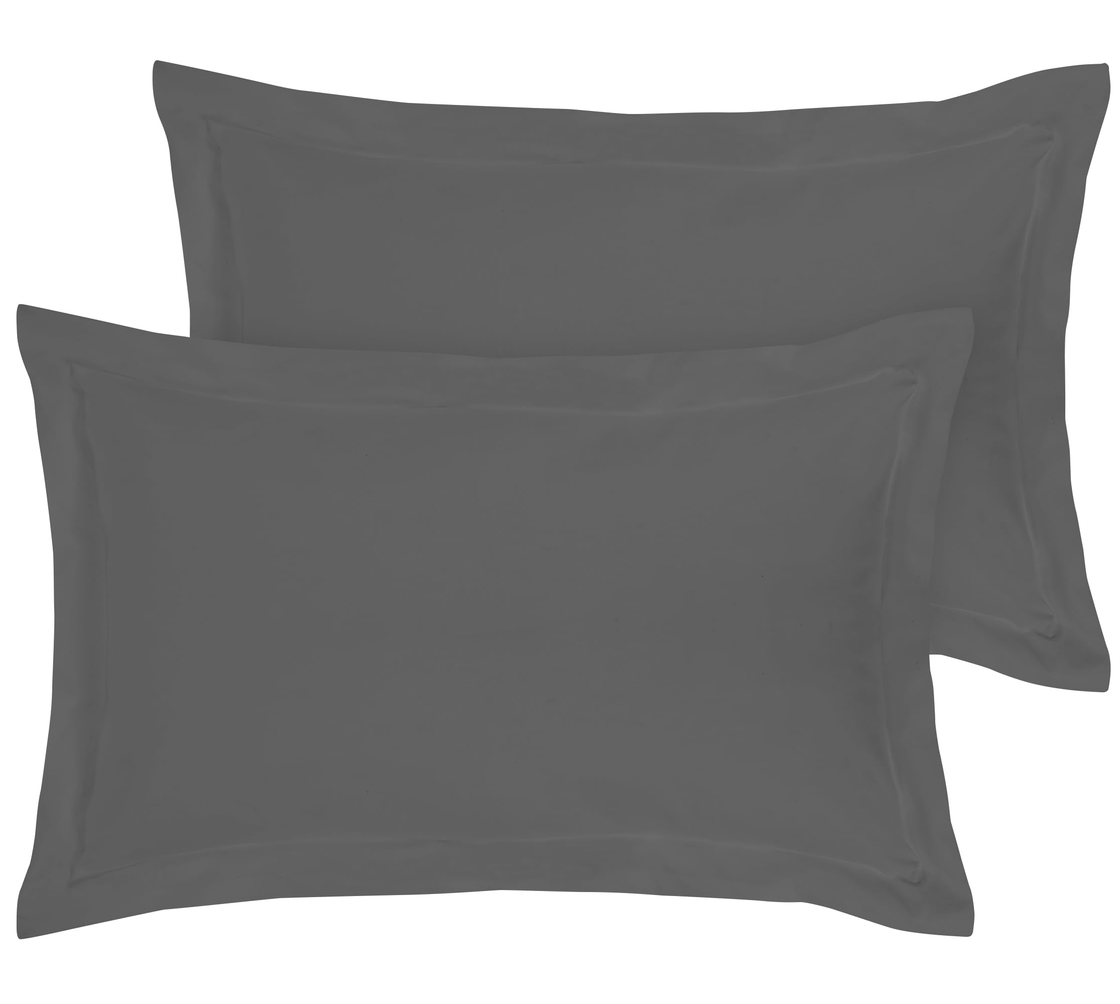 Royale Linens Pillow Shams 2 Pack Euro Size 26X26 Inch - Brushed 1800 Microfiber - Bed Pillow Shams, Wrinkle & Fade Resistant Su