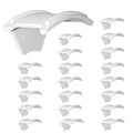 ETOWIFA 20 Pack Hat Organizer Rack for Baseball Caps, Adhesive Hat Holder Floating Display for Wall, Over the Door and Closet, N