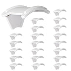 ETOWIFA 20 Pack Hat Organizer Rack for Baseball Caps, Adhesive Hat Holder Floating Display for Wall, Over the Door and Closet, N