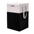Cotton, Canvas 75 Ltr Laundry Basket For Clothes With Lid | Garment Protector Cover Foldable | Laundry Bag For Clothes | Clothes
