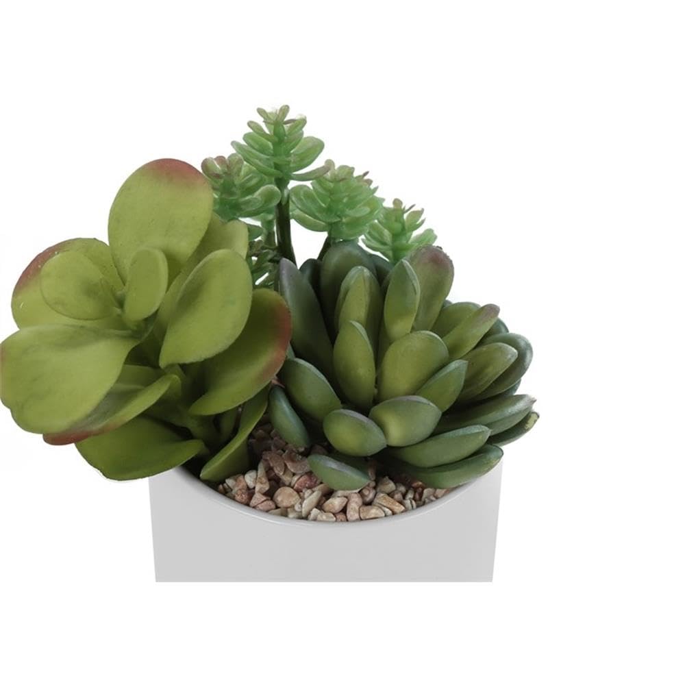 Monarch Specialties I 9588 Artificial Plant, 7' Tall, Succulent, Indoor, Faux, Fake, Table, Greenery, Potted, Set of 2, Decorative, Green Plants