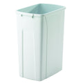 Knape & Vogt Qt35Pb-Wh Replacement Trash Can, 17.5'' By 14.25'' By 9.32''