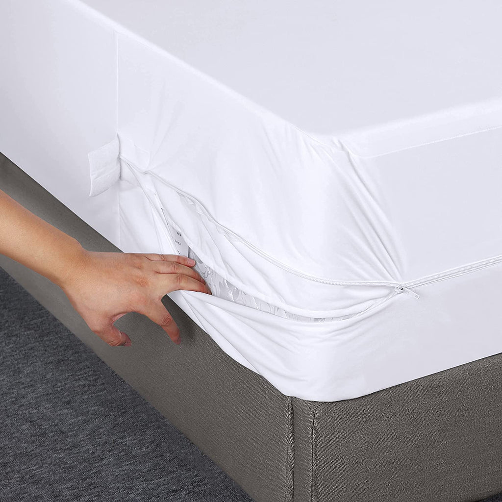 Utopia Bedding Zippered Mattress Encasement Full Xl - 100% Waterproof And Bed Bug Proof Mattress Protector - Absorbent, Six-Side