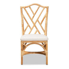 Baxton Studio Sonia Modern and Contemporary Natural Finished Rattan Dining Chair