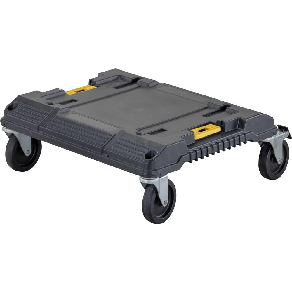 Heavy-Duty TSTAK Trolley with 4 Swivel Wheels, 100kg Load Capacity, and Modular Compatibility. Ideal for Transporting Stacked to