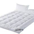 Naluka Mattress Topper Twin Size Pillowtop Bed Topper Mattress Pad 2 Inch Thick Mattress Cover