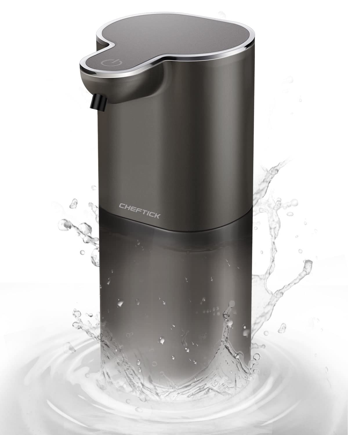 Cheftick Soap Dispenser, Automatic Foaming Soap Dispenser With 4 Adjustable Volume Control, Touchless Rechargeable Hands Free Au