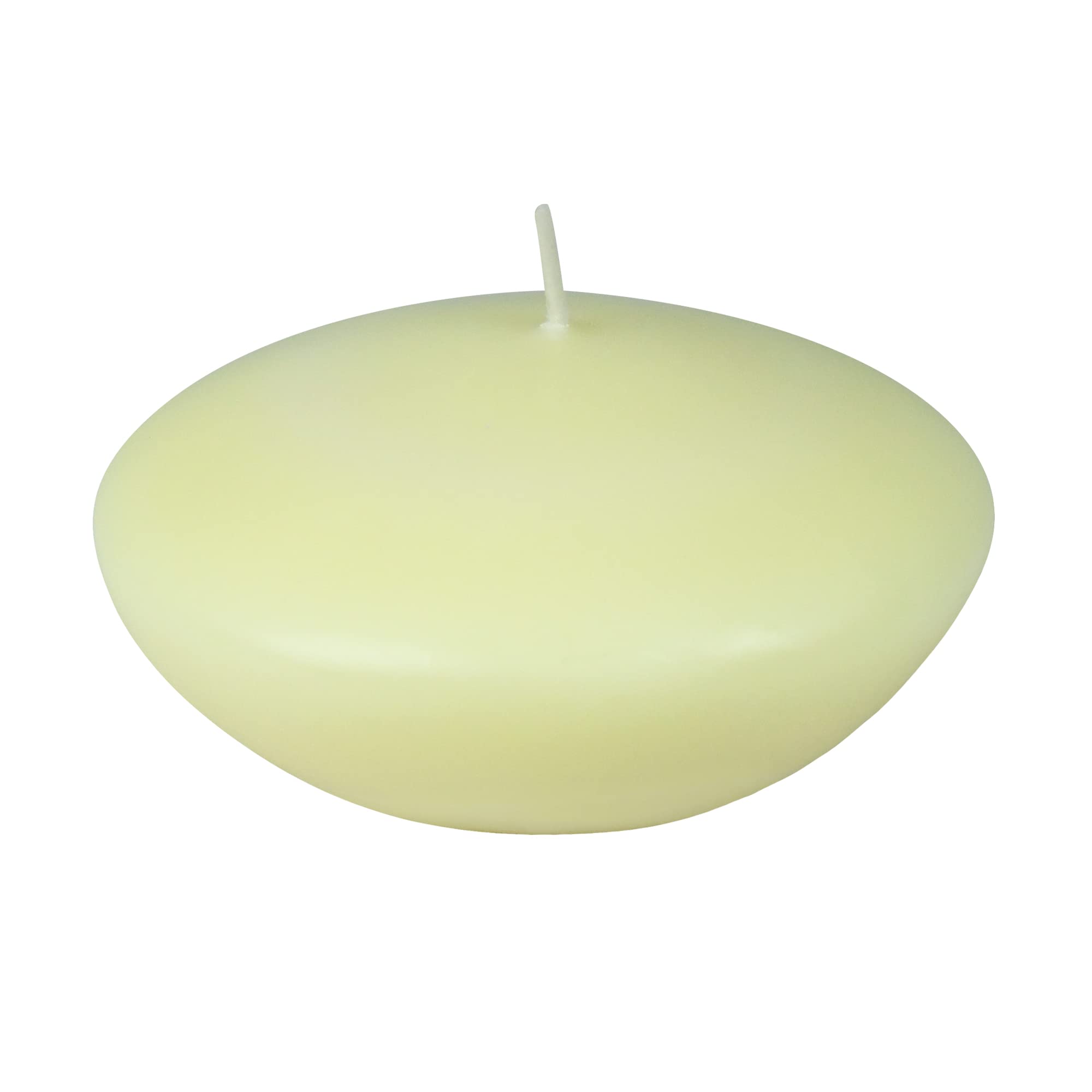 Zest Candle 3-Piece Folding Candles, 4-Inch, Ivory