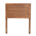 Baxton Studio Seren Mid-Century Modern Walnut Brown Finished Wood Twin Size Headboard
