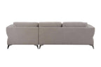 Acme Josiah Sectional Sofa in Sand Fabric