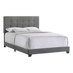 Intercon Addyson UPH Bed Platform, Queen (U.S. Standard), Gray