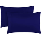 Mellanni Pillow Cases - Luxury, Extra Soft, Cooling Pillow Covers - 2 Pc Iconic Collection Pillowcases - Envelope Closure (King 20'X40', Royal Blue)