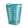 Sedlav Hamper, Laundry Basket Plastic, Teal. Ideal Hampers For Laundry, Closet, Bedroom, Bathroom, Dirty Clothes Hamper, Laundry