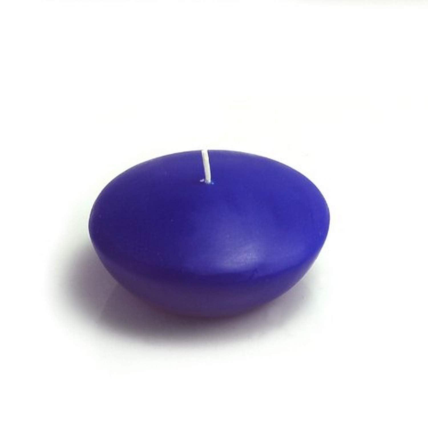 Zest Candle 12-Piece Floating Candles, 3-Inch, Royal Blue