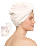 Kitsch Microfiber Hair Towel Wrap for Women - Quick Dry Towel | Microfiber Towel for Hair | Hair Drying Towel Wrap for Long Hair