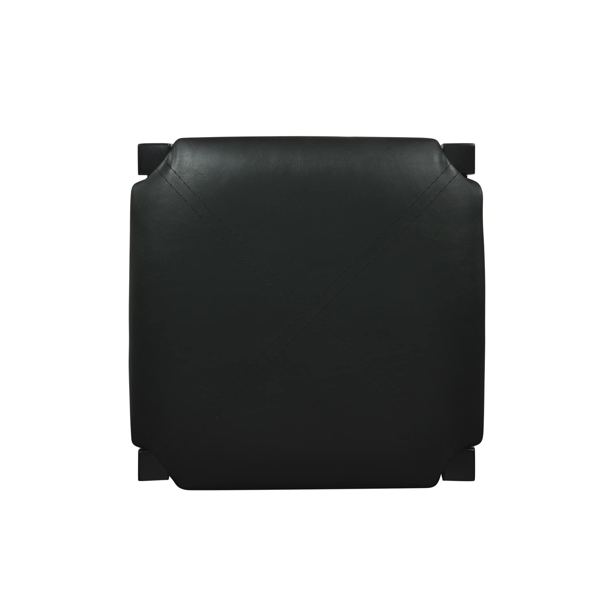 Lancer Backless Counter Stools, Black - Set Of Two
