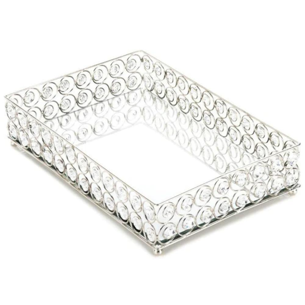 Koehler Home Locomotion Shimmer Rectangular Jeweled Tray