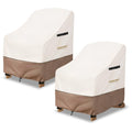 SoloToo Adirondack Chair Covers Waterproof Heavy Duty Patio Furniture Covers, 34W x 37D x 36H Inches Outdoor Chair Cover 2 Pack 