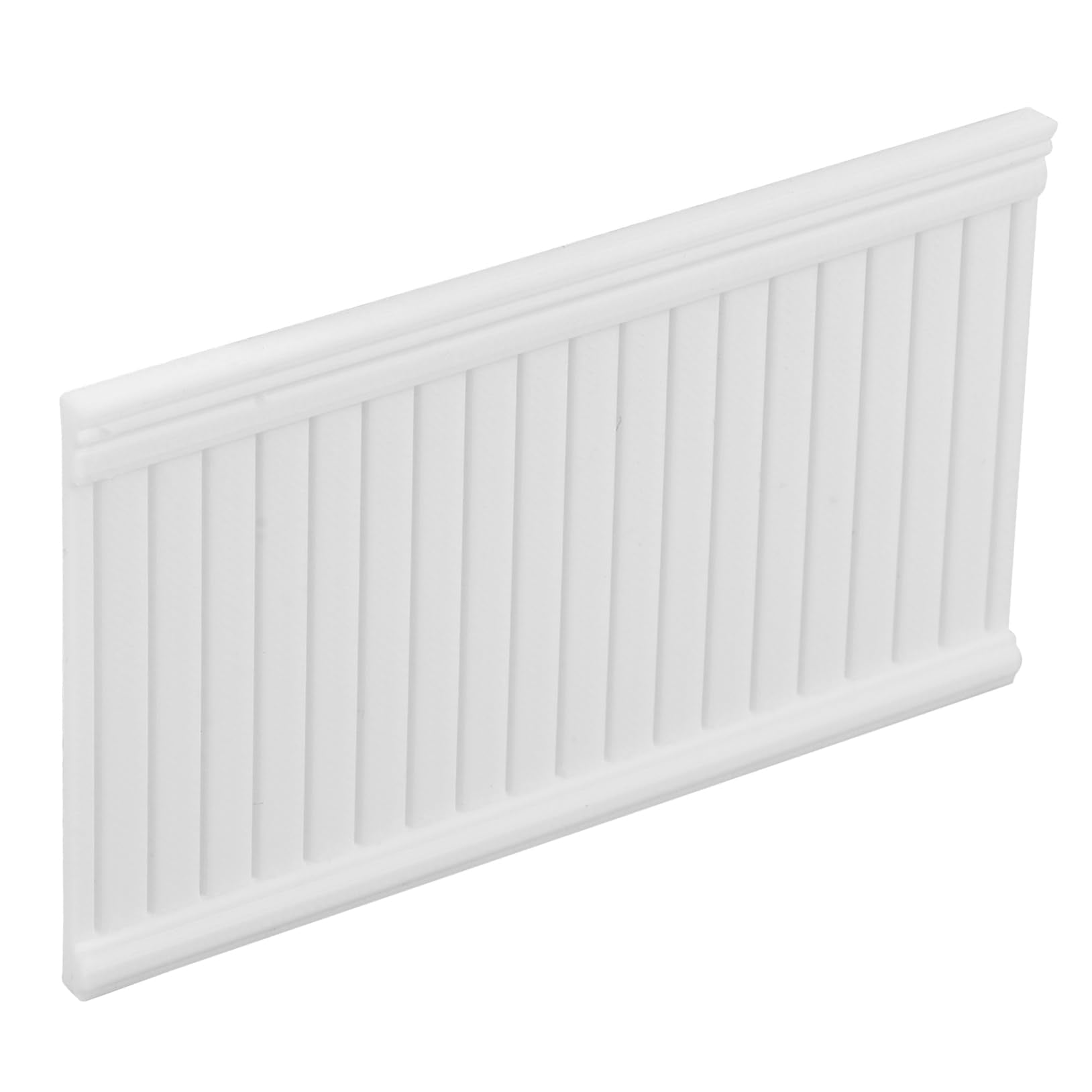 Toyvian 5pcs Elegant 1/12 Scale Miniature Wainscoting for Dollhouses Mini Wall Trim Detail Crafted Mini Dollhouse Accessories